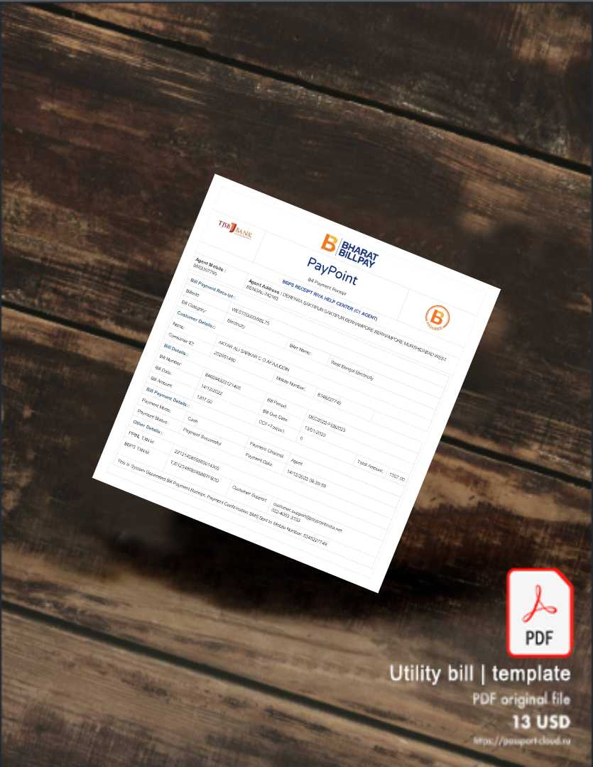 Utility bill | Albanian Power | Albania